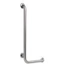 32 in. Left Hand 90 Degree Grab Bar in Stainless Steel