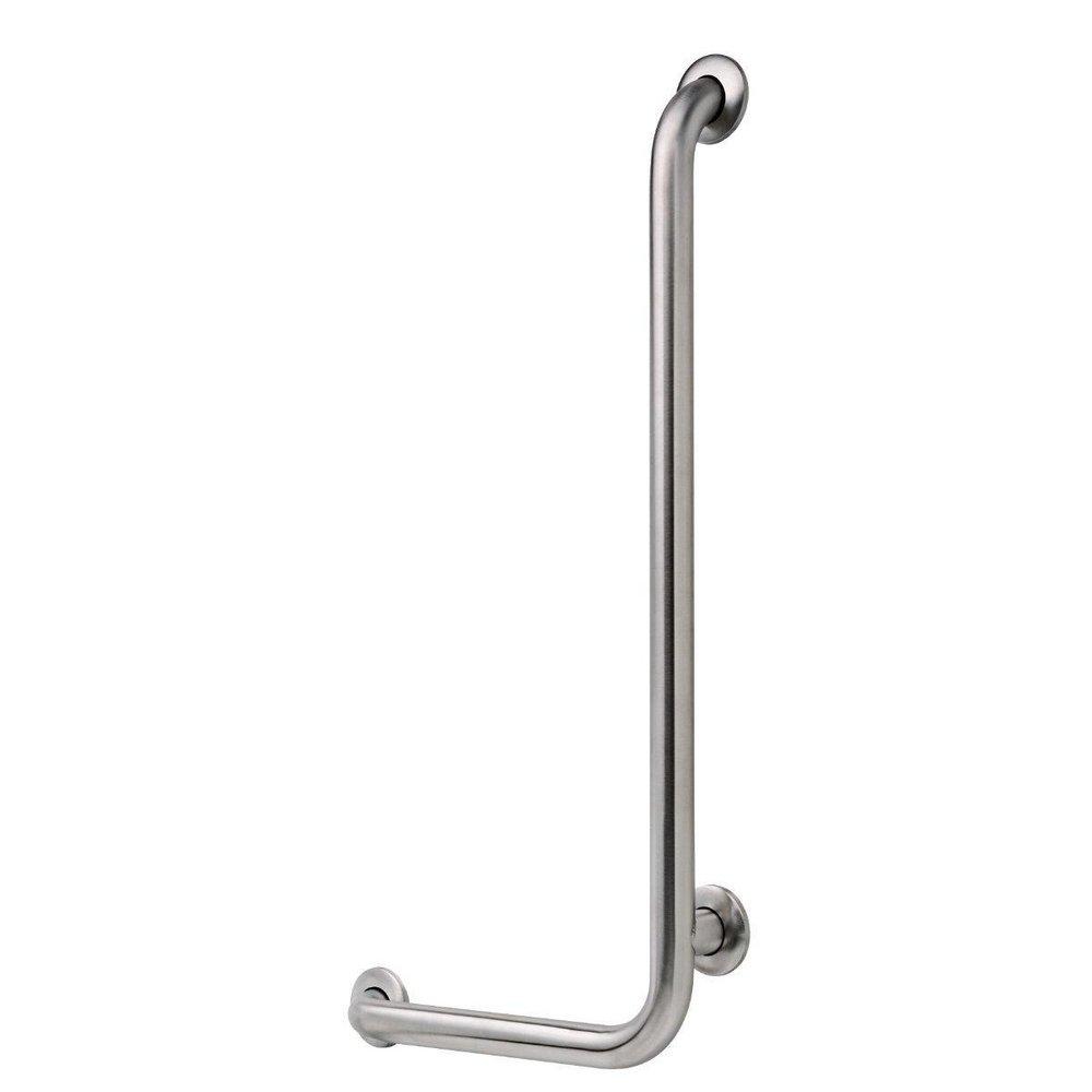 Franklin Brass Stainless Steel 32 in. Right Hand 90 Degree Grab Bar 