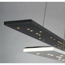 40W Linear Suspension Pendant Light in Black