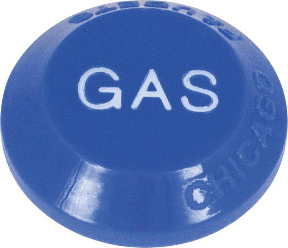 Chicago Faucets Blue Button in Blue 