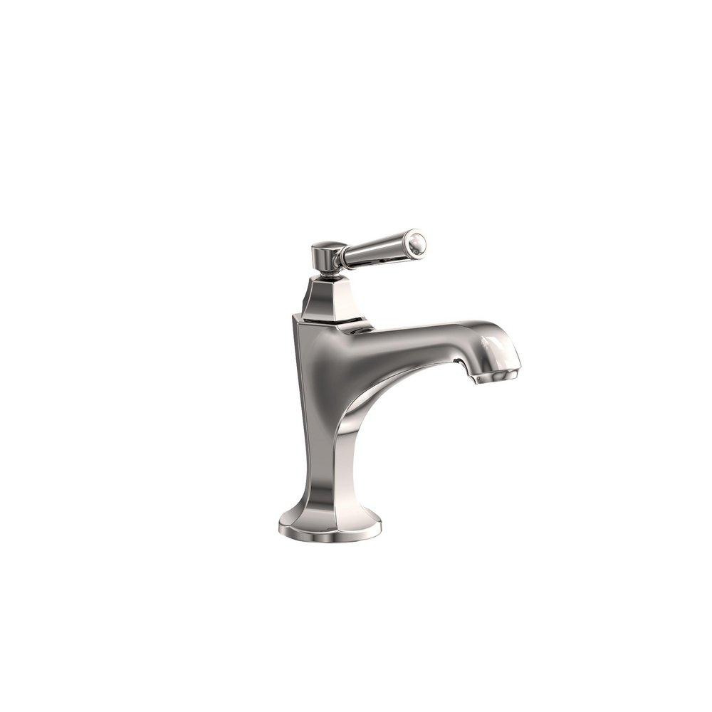 Newport Brass Polished Nickel - Natural Single Handle Monoblock Bathroom Sink Faucet Lever Handle 