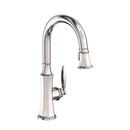 Single Handle Pull Down Kitchen Faucet in Polished Nickel - Natural