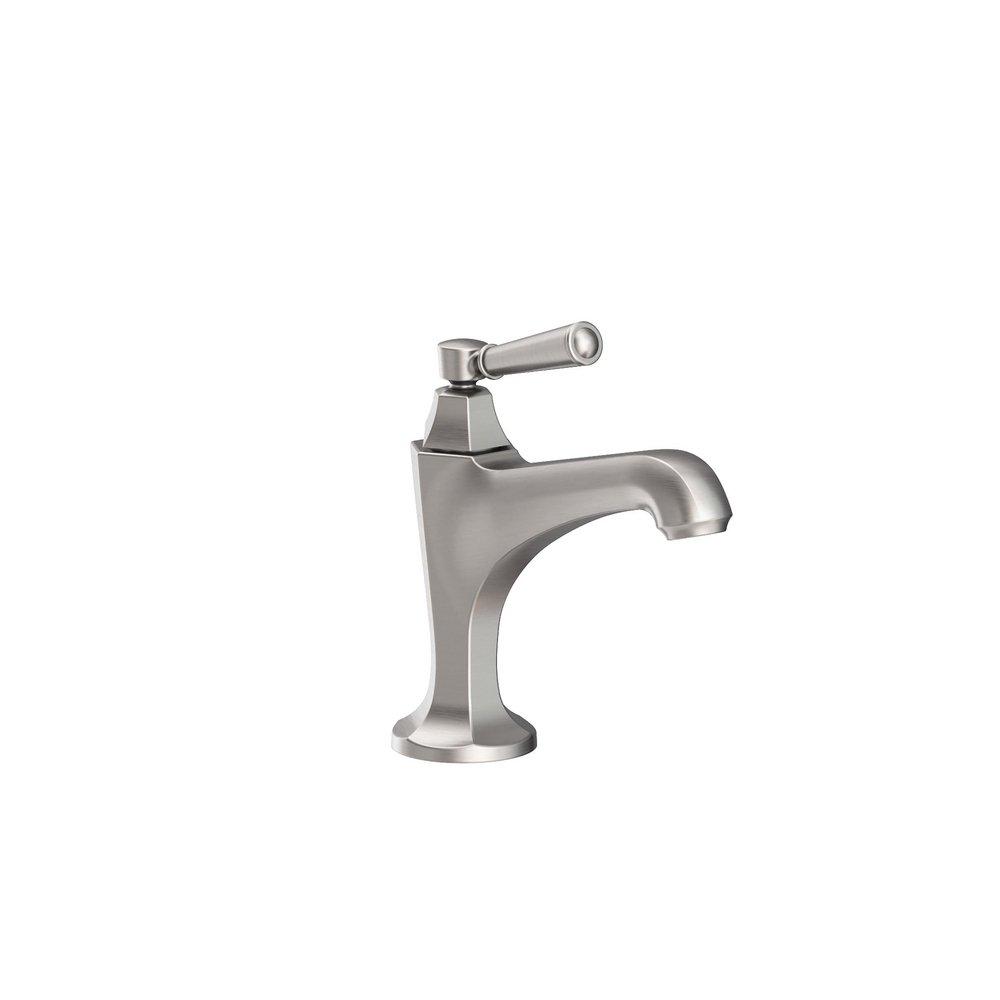 Newport Brass Stainless Steel - PVD Single Handle Monoblock Bathroom Sink Faucet Lever Handle 