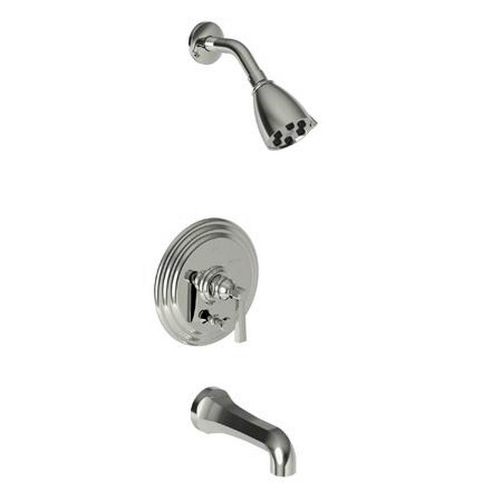 Newport Brass Polished Nickel - Natural Single Handle Single Function Bathtub & Shower Faucet (Trim Only) 
