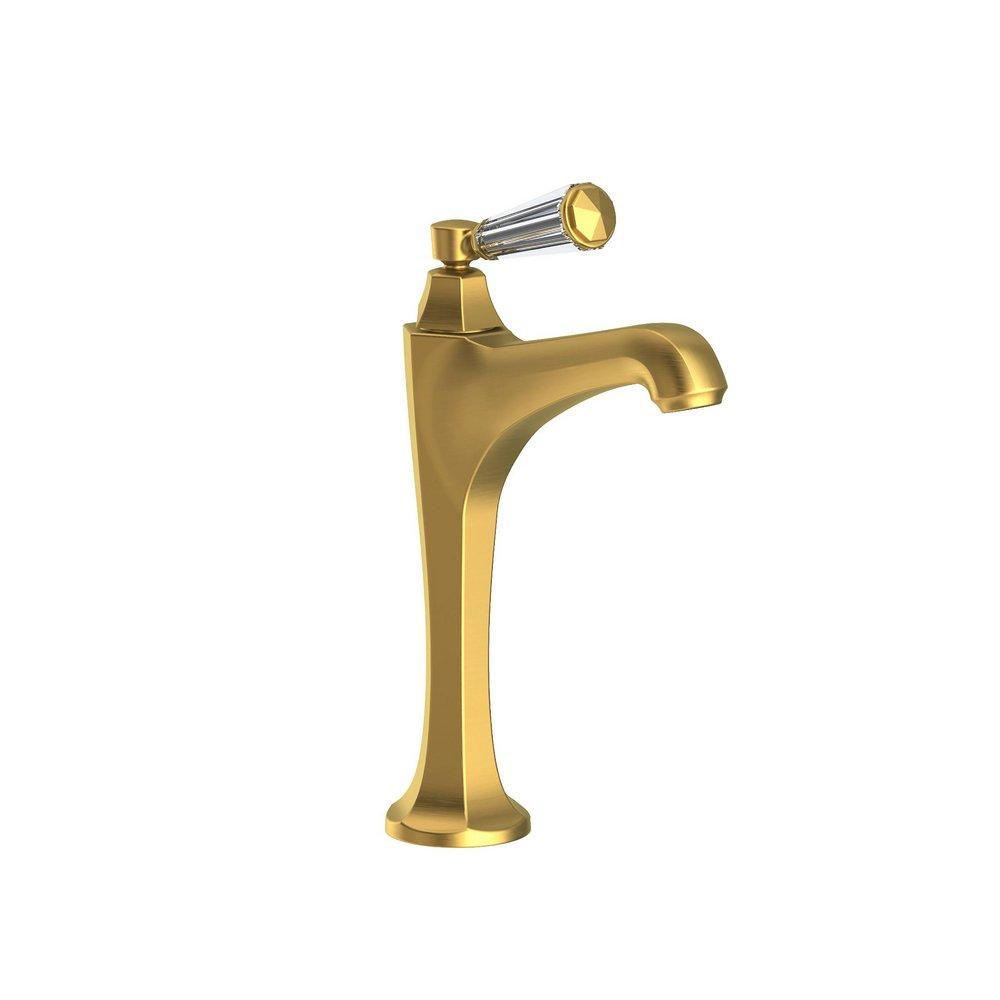 Newport Brass Satin Brass - PVD Single Handle Monoblock Bathroom Sink Faucet 