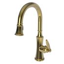 Single Handle Pull Down Kitchen Faucet in Polished Gold - PVD