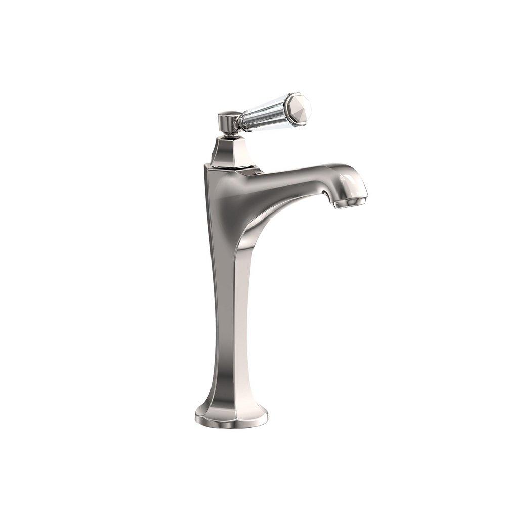 Newport Brass Polished Nickel - Natural Single Handle Monoblock Bathroom Sink Faucet 