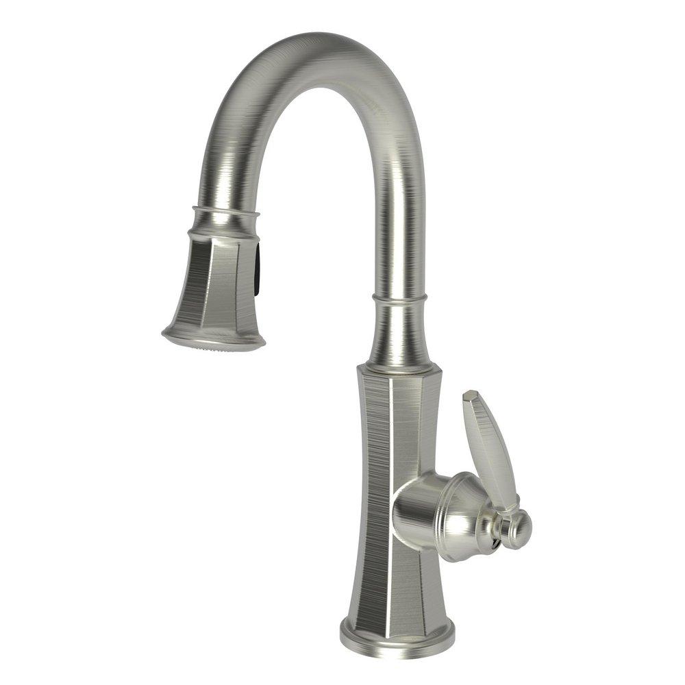 Newport Brass Satin Nickel - PVD Single Handle Lever Bar Faucet 