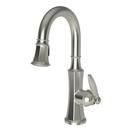 Single Handle Pull Down Bar Faucet in Satin Nickel - PVD