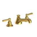 Two Handle Widespread Bathroom Sink Faucet in Satin Brass - PVD
