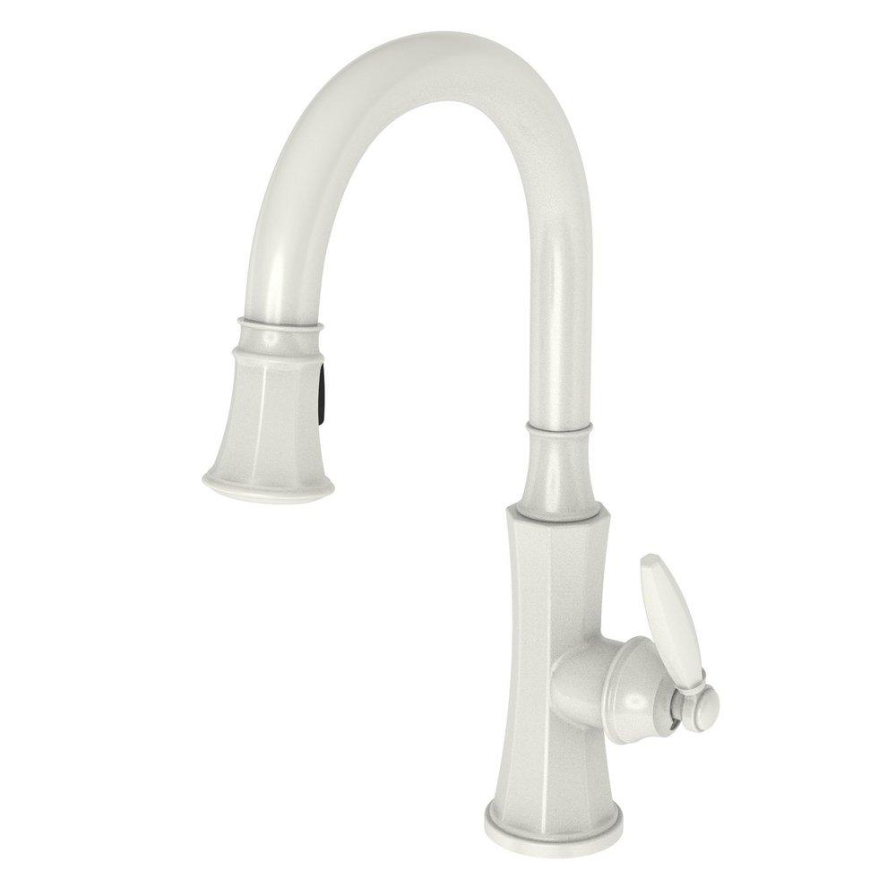 Newport Brass Biscuit Single Handle Pull Down Kitchen Faucet 