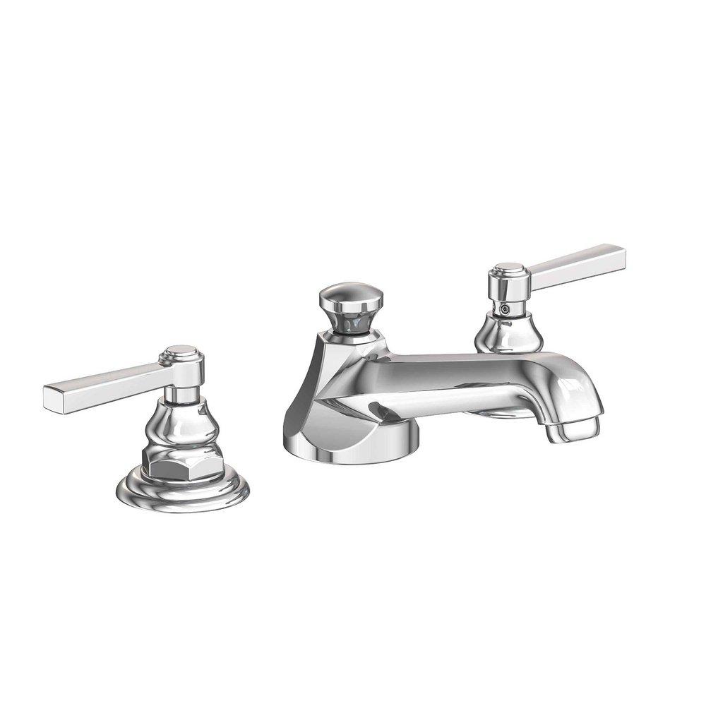 Newport Brass Polished Chrome Two Handle Widespread Bathroom Sink Faucet 