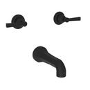 Newport Brass Flat Black Two Handle Wall Mount Filler Trim Only 