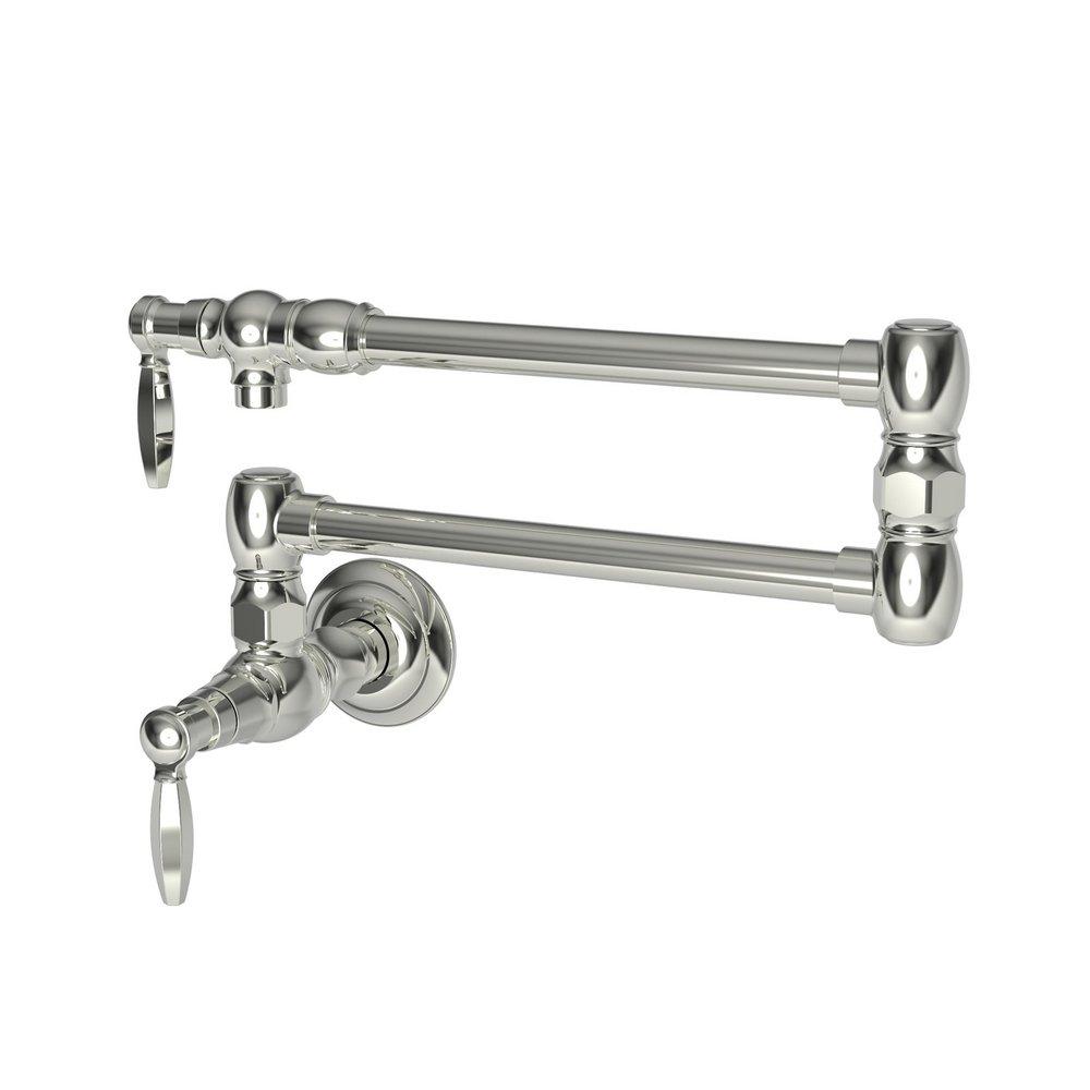 Newport Brass Polished Nickel - Natural Two Handle Lever Pot Filler 