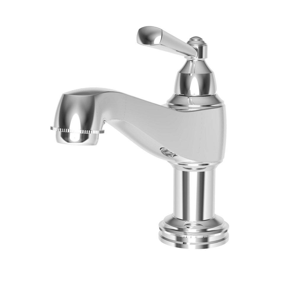 Newport Brass Polished Chrome Single Handle Monoblock Bathroom Sink Faucet Lever Handle 
