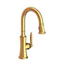 Newport Brass Satin Gold - PVD Single Handle Pull Down Kitchen Faucet 