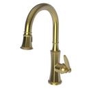 Single Handle Pull Down Kitchen Faucet in Satin Gold - PVD