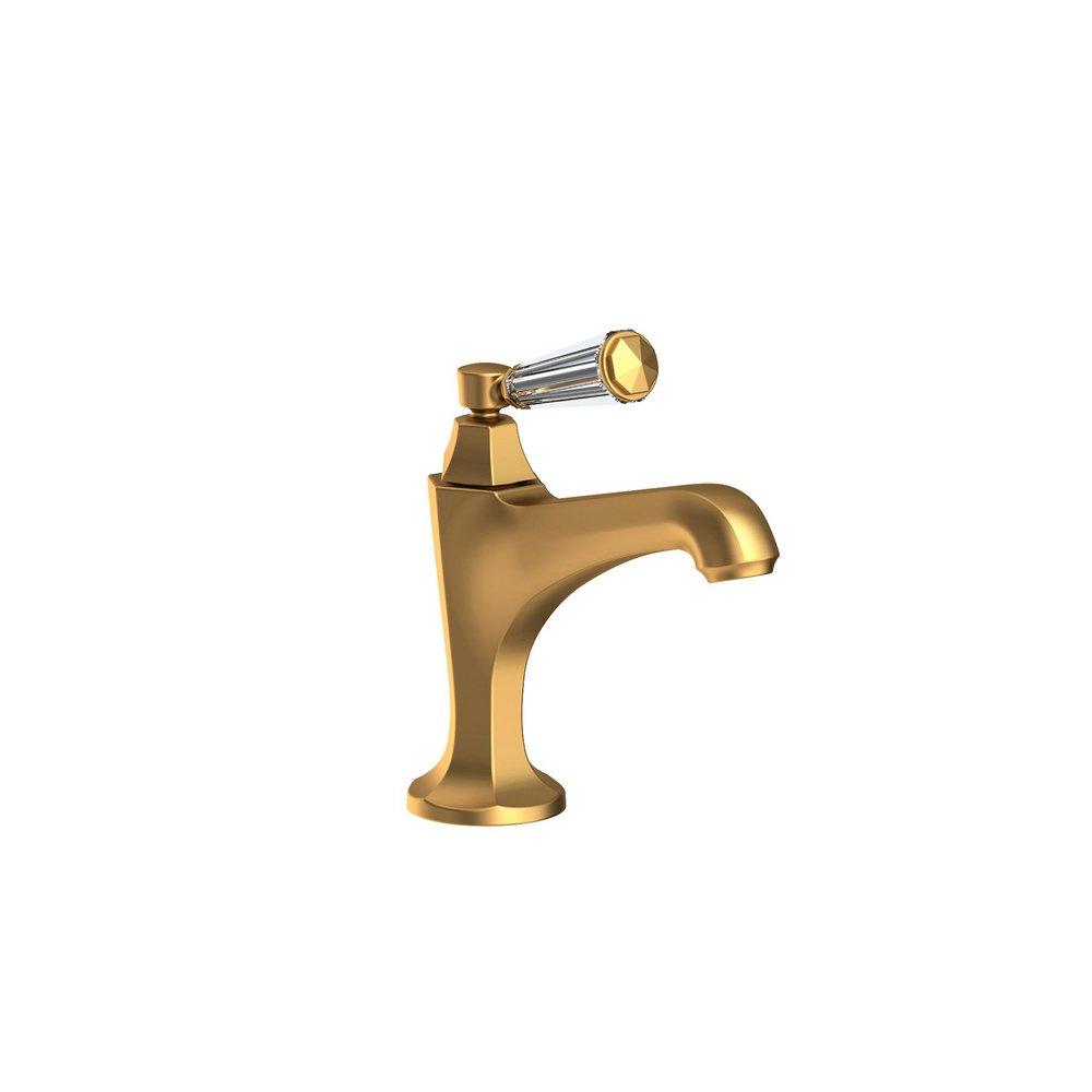 Newport Brass Satin Bronze - PVD Single Handle Monoblock Bathroom Sink Faucet Lever Handle 