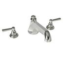 Two Handle Roman Tub Faucet in Polished Nickel - Natural Trim Only