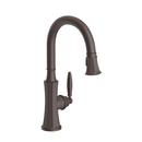 Newport Brass Oil Rubbed Bronze Single Handle Pull Down Kitchen Faucet 