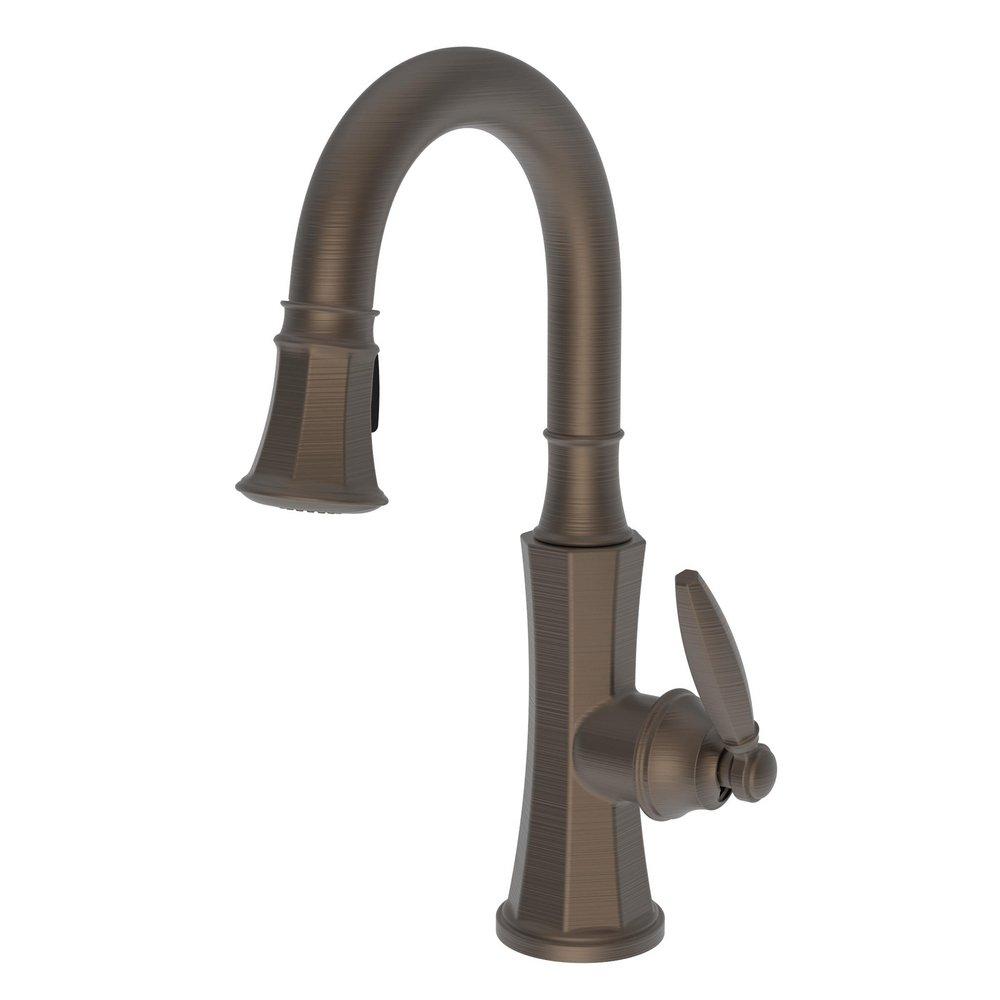 Newport Brass English Bronze Single Handle Lever Bar Faucet 