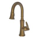 Single Handle Pull Down Bar Faucet in Satin Bronze - PVD