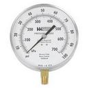 Weiss Instruments 4-1/2 x 1/4 in. NPT Stainless Steel Pressure Gauge 
