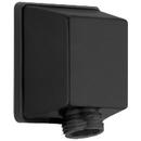 Brizo Matte Black 2.0 Gallons Per Minute WALL Elbow With Gasket Matte Black 