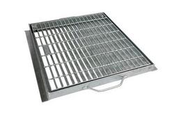 43 x 31 in. Type-N Cast Iron 2-Lug Inlet Frame