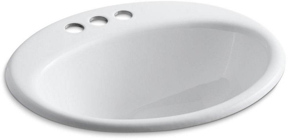 KOHLER White Drop-in Basin 