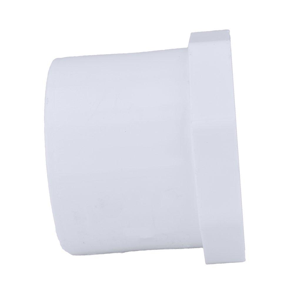 White PVC Schedule 40 Female Bushing 