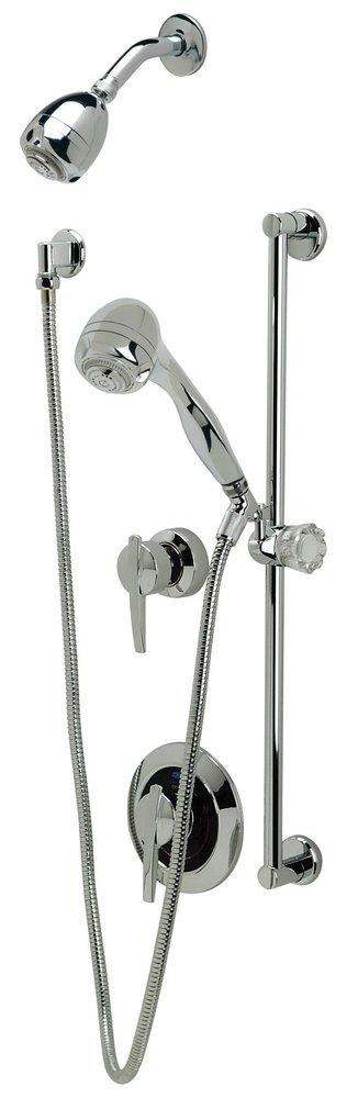 Zurn Polished Nickel Chrome Single Handle Single Function Shower Faucet 