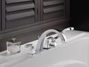 Delta Faucet Brilliance Polished Nickel Two Handle Roman Tub Faucet Trim Only 