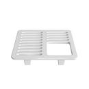 PROFLO&reg; White 9-1/2 in. Three Quarter Top Grate 