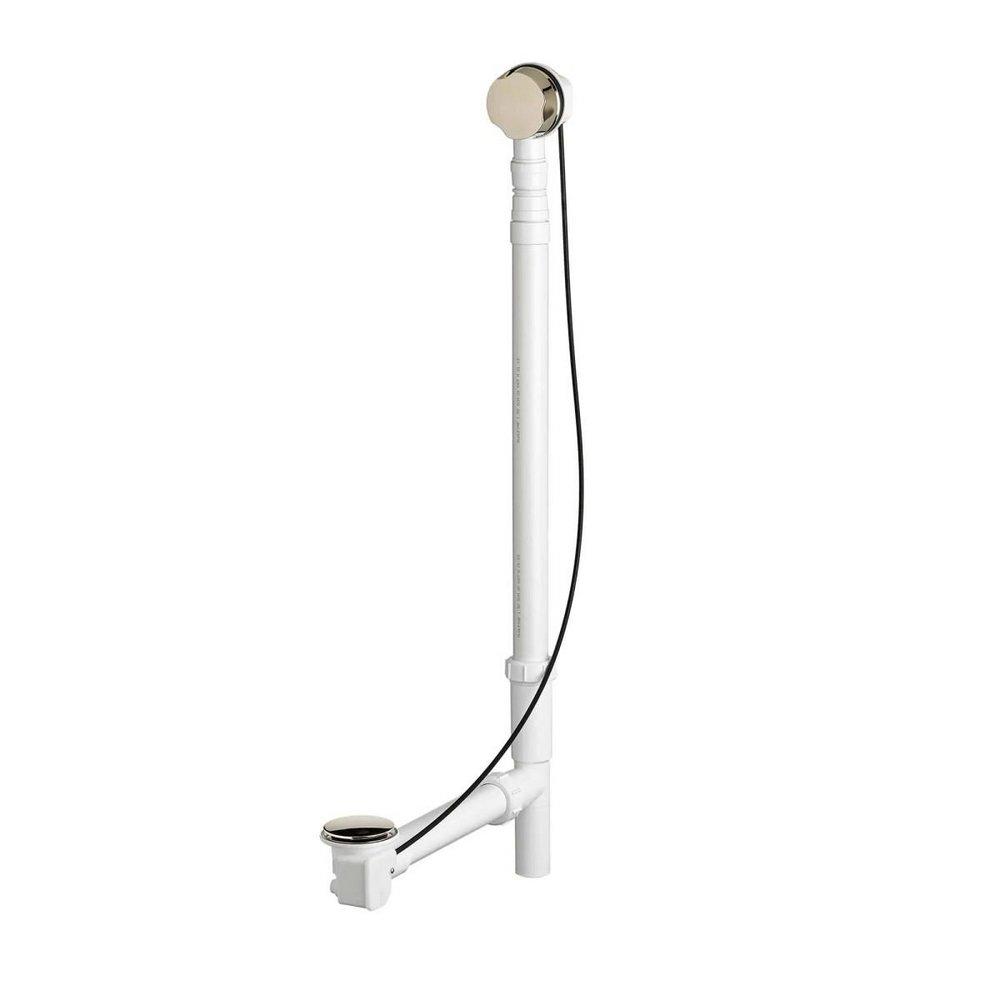 DXV Polished Nickel 21 in. Acrylic Cable Drain 