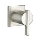 Tub and Shower Diverter Valve with Single Lever Handle in Satin Nickel - PVD