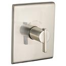 Central Thermostatic Trim Kit with Single Lever Handle in Satin Nickel - PVD