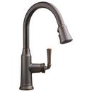 1.5 gpm 1-Hole Deck Mount Kitchen Sink Faucet with Single Lever Handle and Pull-Down Spout in Oil Rubbed Bronze