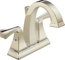 Delta Faucet Polished Nickel Two Handle Centerset Bathroom Sink Faucet with Pop-Up Drain Assembly 