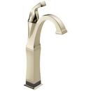 Single Lever Handle Vessel Bathroom Sink Faucet in Brilliance Polished Nickel