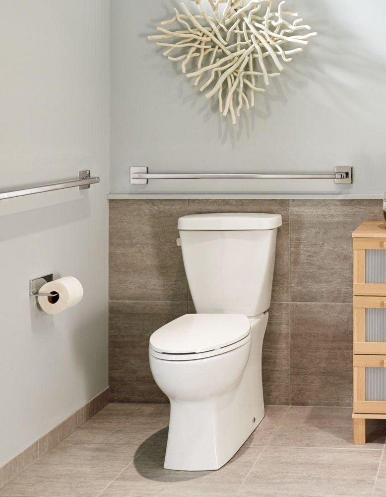 Delta Faucet Polished Nickel 36 in. Grab Bar 