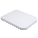 Mirabelle&reg; White Elongated Closed Front with Cover 