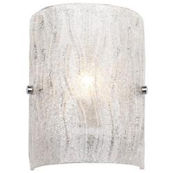 1-Light 75W Wall Sconce in Polished Chrome