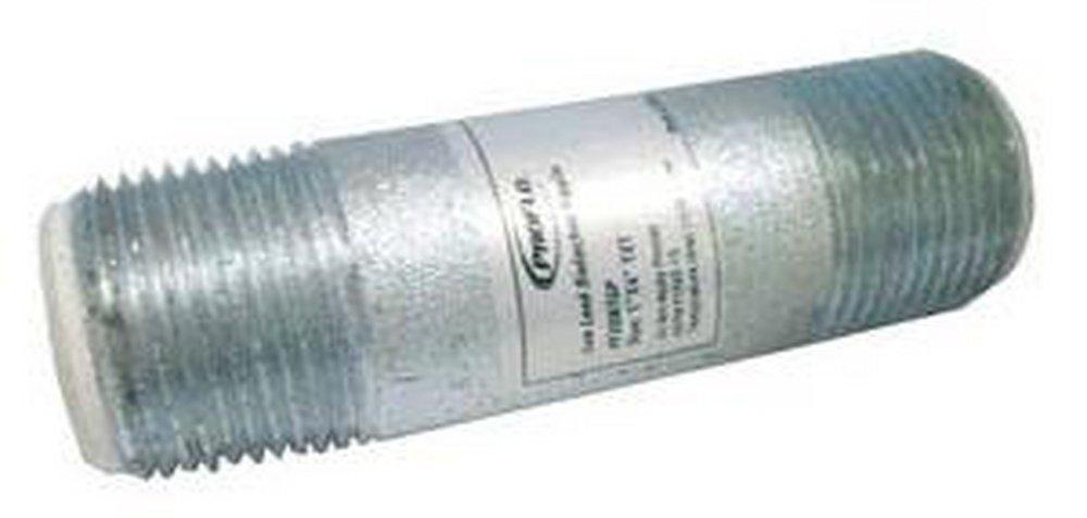 PROFLO&reg; 4 in. Threaded Dielectric Zinc plated Steel Nipple with Polypropylene Liner 