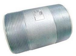 2-1/2 x 6 in. Threaded Dielectric Zinc plated Steel Nipple with Polypropylene Liner