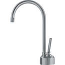 Cold Water Dispenser with Single Lever Handle and 5 in. Spout Reach in Satin Nickel