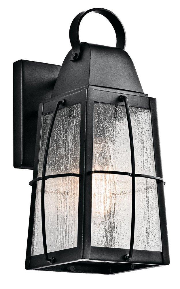 Kichler Lighting Textured Black 75W 1-Light Outdoor Wall Light 