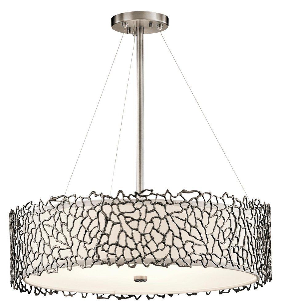 Kichler Lighting Classic Pewter 100W 4-Light Chandelier or Pendant 