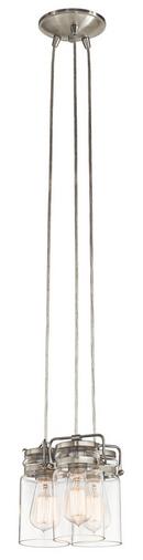 Kichler Lighting Brushed Nickel 3-Light Pendant 