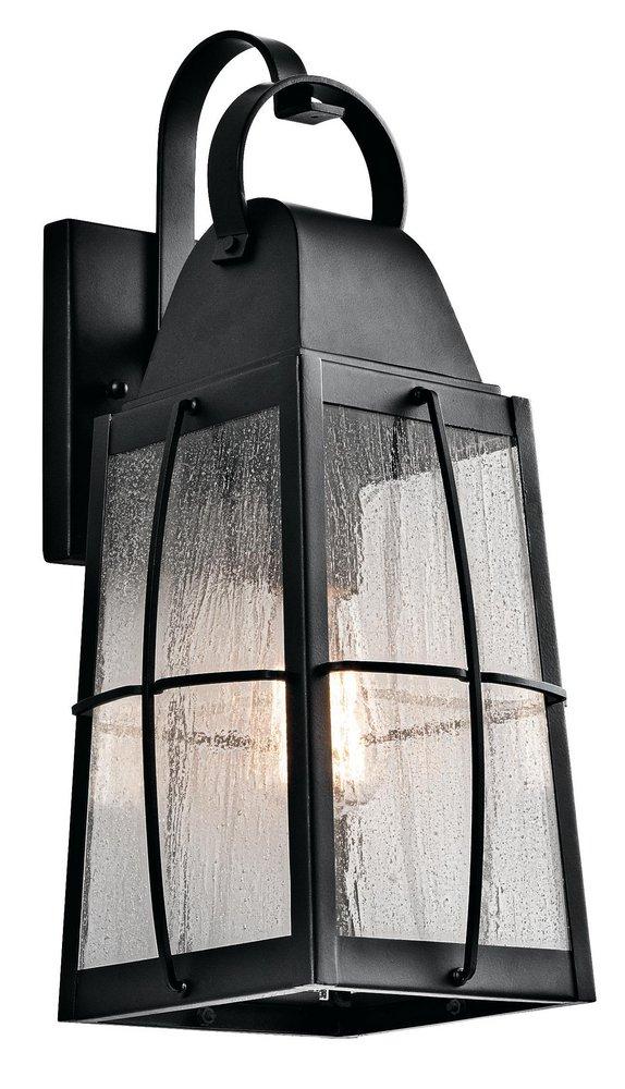Kichler Lighting Textured Black 100W 1-Light Outdoor Wall Light 